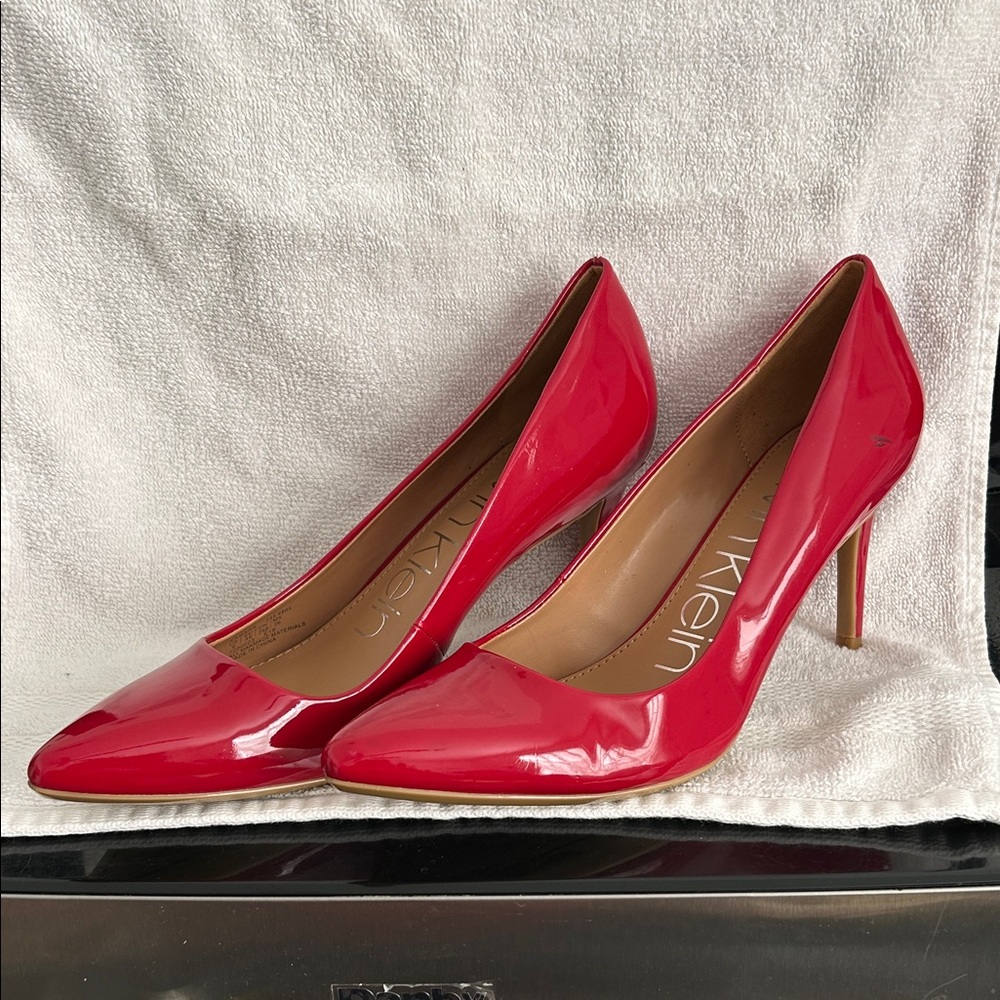 Calvin Klein Vibrant Red Heels